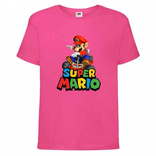 Футболка Супер Марио 3 (Super Mario) Розовая (SMar pin-04) 116 см Футболка Супер Марио 3 (Super Mario) Розовая (SMar pin-04) 116 см