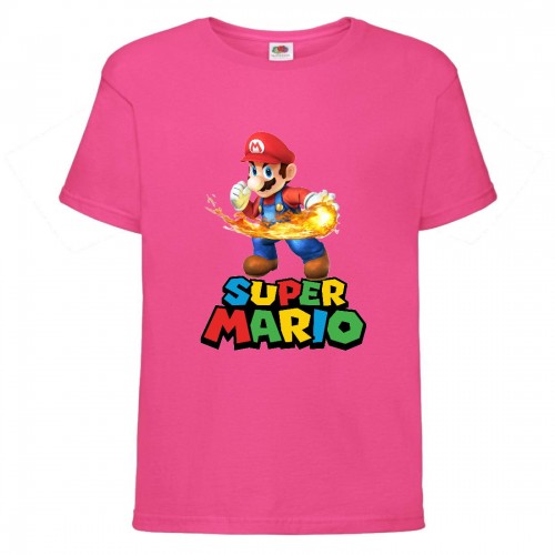 Футболка Супер Марио 6 (Super Mario) Розовая (SMar pin-07) 116 см Футболка Супер Марио 6 (Super Mario) Розовая (SMar pin-07) 116 см