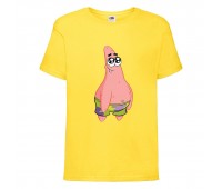 Футболка детская Спанч Боб 20 (Sponge Bob) желтая 116 см