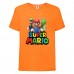 Футболка Супер Марио 8 (Super Mario) оранжевая (SMar or-2) 116 см