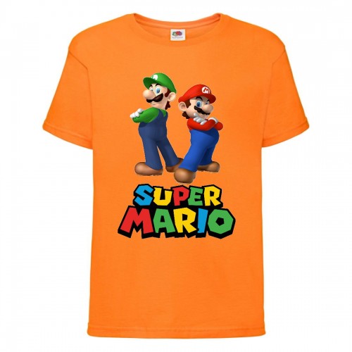 Футболка Супер Марио 9 (Super Mario) оранжевая (SMar or-3) 116 см Футболка Супер Марио 9 (Super Mario) оранжевая (SMar or-3) 116 см