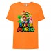 Футболка Супер Марио 10 (Super Mario) оранжевая (SMar or-4) 116 см