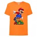 Футболка Супер Марио 13 (Super Mario) оранжевая (SMar or-7) 152 см