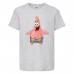 Футболка детская Спанч Боб 21 (Sponge Bob) серая 116 см
