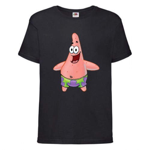 Футболка детская Спанч Боб 21 (Sponge Bob) черная 116 см Футболка детская Спанч Боб 21 (Sponge Bob) черная 116 см