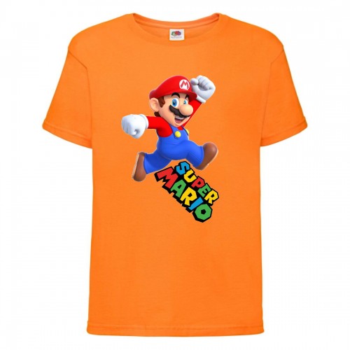 Футболка Супер Марио 14 (Super Mario) оранжевая (SMar or-8) 116 см Футболка Супер Марио 14 (Super Mario) оранжевая (SMar or-8) 116 см
