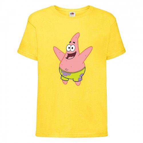 Футболка детская Спанч Боб 22 (Sponge Bob) желтая 116 см Футболка детская Спанч Боб 22 (Sponge Bob) желтая 116 см