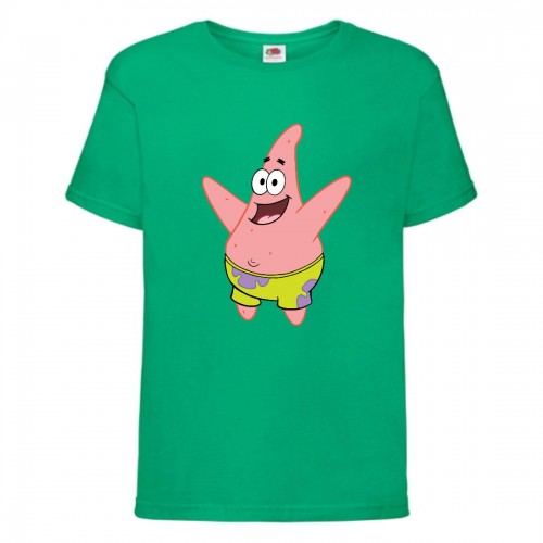 Футболка детская Спанч Боб 22 (Sponge Bob) зеленая 116 см Футболка детская Спанч Боб 22 (Sponge Bob) зеленая 116 см