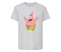 Футболка детская Спанч Боб 22 (Sponge Bob) серая 116 см Футболка детская Спанч Боб 22 (Sponge Bob) серая 116 см