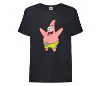 Футболка детская Спанч Боб 22 (Sponge Bob) черная 116 см Футболка детская Спанч Боб 22 (Sponge Bob) черная 116 см