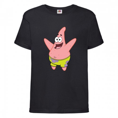 Футболка детская Спанч Боб 22 (Sponge Bob) черная 116 см Футболка детская Спанч Боб 22 (Sponge Bob) черная 116 см