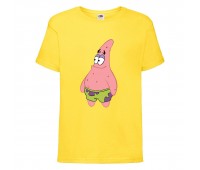 Футболка детская Спанч Боб 23 (Sponge Bob) желтая 116 см