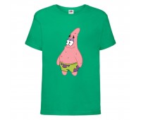 Футболка детская Спанч Боб 23 (Sponge Bob) зеленая 116 см Футболка детская Спанч Боб 23 (Sponge Bob) зеленая 116 см