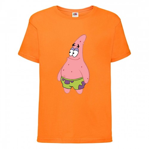 Футболка детская Спанч Боб 23 (Sponge Bob) оранжевая 116 см Футболка детская Спанч Боб 23 (Sponge Bob) оранжевая 116 см