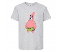 Футболка детская Спанч Боб 23 (Sponge Bob) серая 116 см Футболка детская Спанч Боб 23 (Sponge Bob) серая 116 см