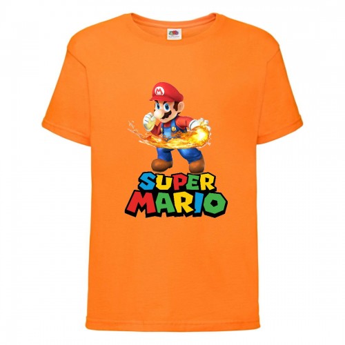 Футболка Супер Марио 6 (Super Mario) оранжевая (SMar or-07) 116 см Футболка Супер Марио 6 (Super Mario) оранжевая (SMar or-07) 116 см