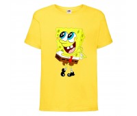 Футболка детская Спанч Боб 24 (Sponge Bob) желтая 116 см Футболка детская Спанч Боб 24 (Sponge Bob) желтая 116 см