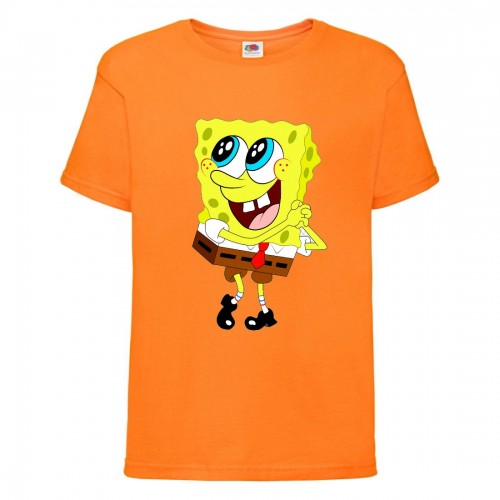 Футболка детская Спанч Боб 24 (Sponge Bob) оранжевая 116 см Футболка детская Спанч Боб 24 (Sponge Bob) оранжевая 116 см