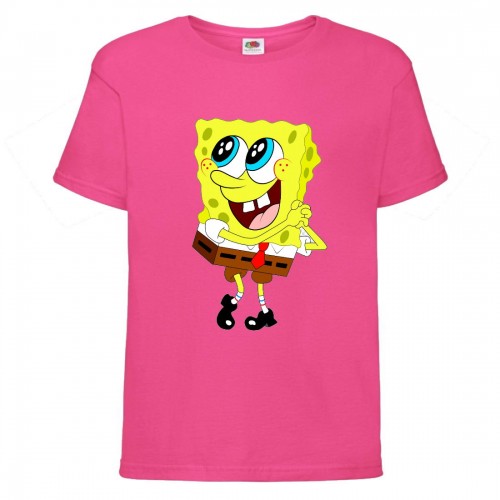 Футболка детская Спанч Боб 24 (Sponge Bob) розовая 104 см Футболка детская Спанч Боб 24 (Sponge Bob) розовая 104 см