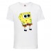 Футболка детская Спанч Боб 25 (Sponge Bob) белая 104 см