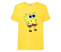 Футболка детская Спанч Боб 25 (Sponge Bob) желтая 104 см