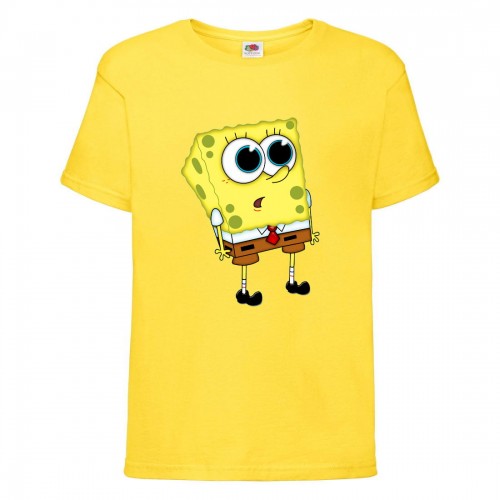 Футболка детская Спанч Боб 25 (Sponge Bob) желтая 104 см Футболка детская Спанч Боб 25 (Sponge Bob) желтая 104 см