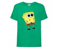 Футболка детская Спанч Боб 25 (Sponge Bob) зеленая 104 см