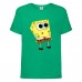 Футболка детская Спанч Боб 25 (Sponge Bob) зеленая 104 см Футболка детская Спанч Боб 25 (Sponge Bob) зеленая 104 см