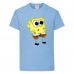 Футболка детская Спанч Боб 25 (Sponge Bob) светло-голубая 104 см Футболка детская Спанч Боб 25 (Sponge Bob) светло-голубая 104 см