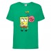Футболка детская Спанч Боб 26 (Sponge Bob) зеленая 104 см Футболка детская Спанч Боб 26 (Sponge Bob) зеленая 104 см