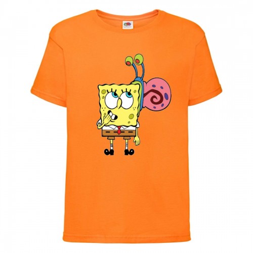 Футболка детская Спанч Боб 26 (Sponge Bob) оранжевая 104 см Футболка детская Спанч Боб 26 (Sponge Bob) оранжевая 104 см