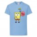 Футболка детская Спанч Боб 26 (Sponge Bob) светло-голубая 104 см Футболка детская Спанч Боб 26 (Sponge Bob) светло-голубая 104 см