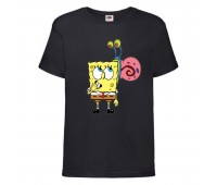Футболка детская Спанч Боб 26 (Sponge Bob) черная 104 см Футболка детская Спанч Боб 26 (Sponge Bob) черная 104 см