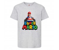 Футболка Супер Марио 2 (Super Mario) серая (SMar gr-03) 116 см Футболка Супер Марио 2 (Super Mario) серая (SMar gr-03) 116 см