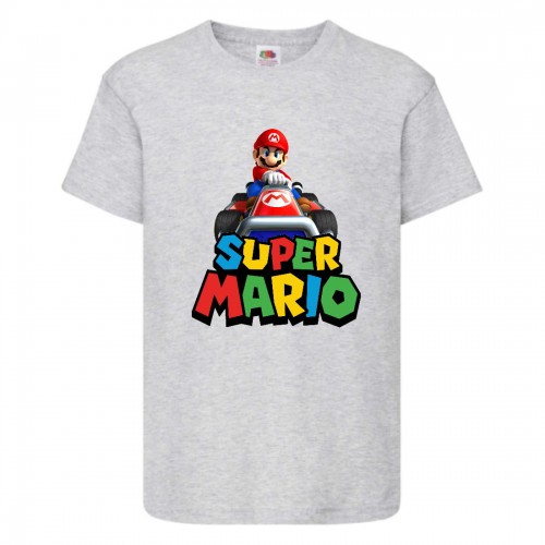 Футболка Супер Марио 2 (Super Mario) серая (SMar gr-03) 116 см Футболка Супер Марио 2 (Super Mario) серая (SMar gr-03) 116 см