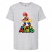 Футболка Супер Марио 6 (Super Mario) серая (SMar gr-07) 116 см