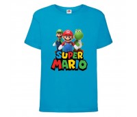 Футболка Супер Марио 8 (Super Mario) синяя (SMar blu-2) 116 см Футболка Супер Марио 8 (Super Mario) синяя (SMar blu-2) 116 см