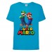 Футболка Супер Марио 9 (Super Mario) синяя (SMar blu-3) 116 см