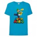 Футболка Супер Марио 12 (Super Mario) синяя (SMar blu-6) 140 см