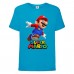 Футболка Супер Марио 13 (Super Mario) синяя (SMar blu-7) 140 см