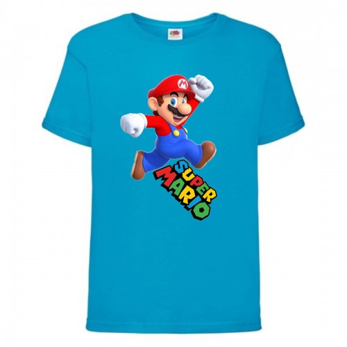 Футболка Супер Марио 14 (Super Mario) синяя (SMar blu-8) 116 см Футболка Супер Марио 14 (Super Mario) синяя (SMar blu-8) 116 см