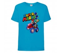 Футболка Супер Марио (Super Mario) синяя (SMar blu-01) 164 см Футболка Супер Марио (Super Mario) синяя (SMar blu-01) 164 см