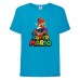 Футболка Супер Марио 3 (Super Mario) синяя (SMar blu-04) 116 см