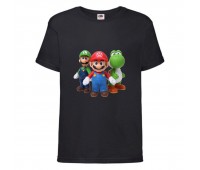 Футболка Супер Марио 7 (Super Mario) черная (SMar blc-1) 116 см Футболка Супер Марио 7 (Super Mario) черная (SMar blc-1) 116 см