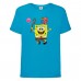 Футболка Спанч Боб 28 (Sponge Bob) голубая Футболка Спанч Боб 28 (Sponge Bob) голубая