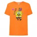 Футболка Спанч Боб 28 (Sponge Bob) оранжевая 128 см