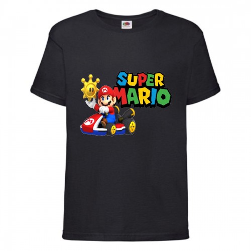 Футболка Супер Марио 15 (Super Mario) черная (SMar blc-9) 116 см Футболка Супер Марио 15 (Super Mario) черная (SMar blc-9) 116 см