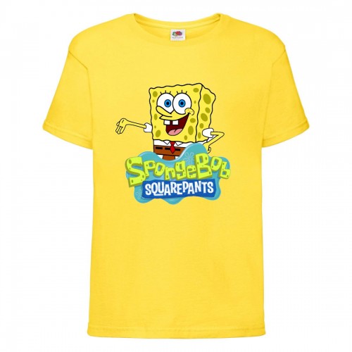 Футболка Спанч Боб 29 (Sponge Bob) желтая Футболка Спанч Боб 29 (Sponge Bob) желтая
