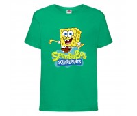 Футболка Спанч Боб 29 (Sponge Bob) зеленая Футболка Спанч Боб 29 (Sponge Bob) зеленая