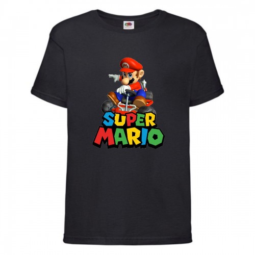 Футболка Супер Марио 3 (Super Mario) черная (SMar blc-04) 116 см Футболка Супер Марио 3 (Super Mario) черная (SMar blc-04) 116 см